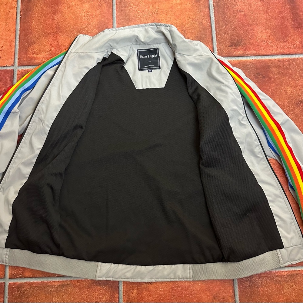 Palm Angels Luxury Striped Track Jacket - Picture 7 of 7